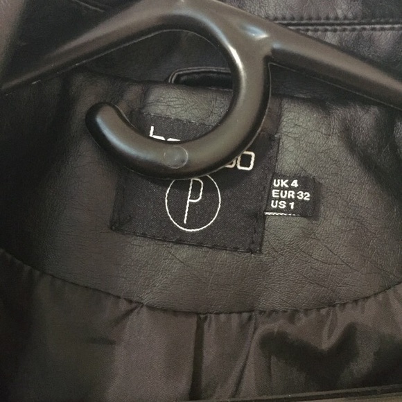 Boohoo Petite Faux Leather Jacket - Picture 3 of 4